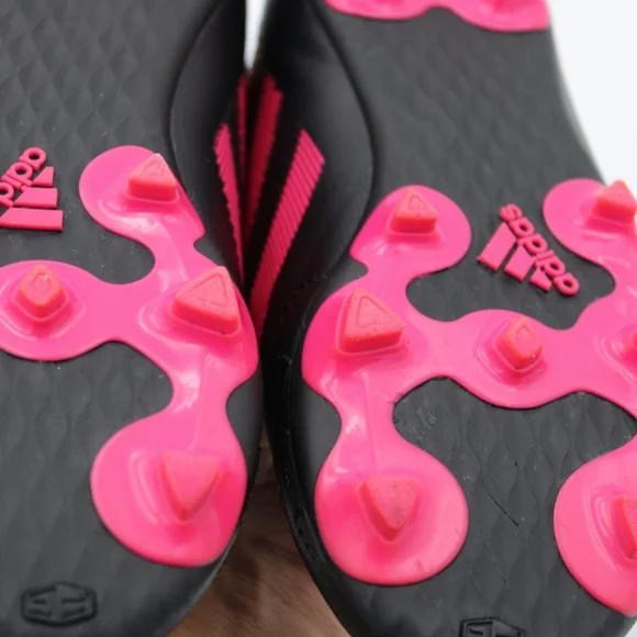 Adidas Kids Soccer Cleats Black Pink Size 12.5K - Picture 8 of 10